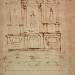 Study for a double tomb for the Medici Tombs in the New Sacristy
